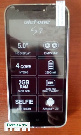 Продаю смартфон новый не пользованный Ulefone S7 Pro Размер экрана